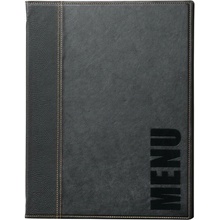 Securit A5 moderné dosky na menu čierne