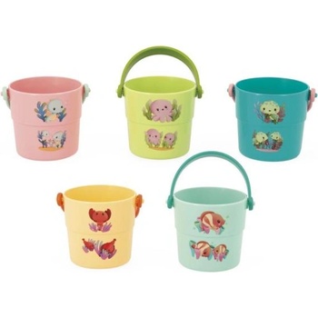 Janod Играчка за вода кофи за преливане на вода Морски животни