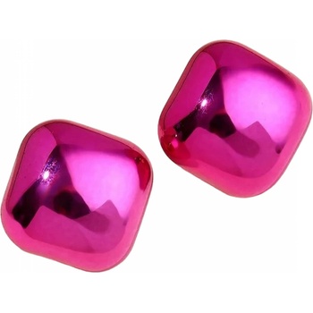 HARAHU Обеците AD-33122 - Square / Розови KP33122 (AD-33122)