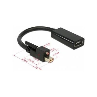 Delock AV Adapter Delock DisplayPort Mini - HDMI black (62640)