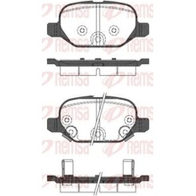 Sada brzdových destiček, kotoučová brzda REMSA 0727.32