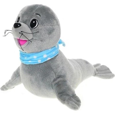 Mikro Плюшено тюленче 29см лежащо с шал