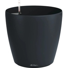Lechuza Samozavlažovací kvetináč Classico Color plast 35 x 33 cm tm.sivý