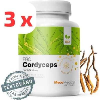MycoMedica Cordyceps PRO 3 x 90 kapslí