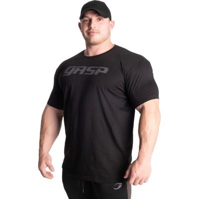 Gasp LEGACY GYM TEE BLACK pánské sportovní fitness tričko černé