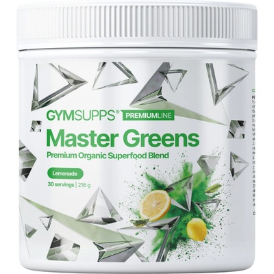 GymSupps Master Greens zelené jablko 216 g