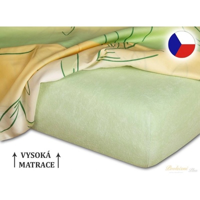 Dadka froté prostěradlo hráškové 90x200x25