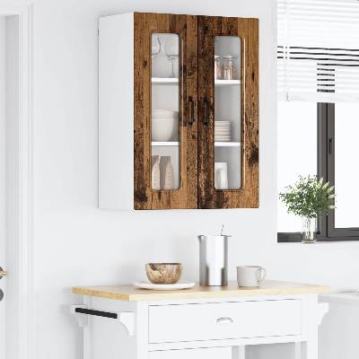 vidaXL Панел за миялна машина Kalmar Старо дърво 60 x 31 x 80 см (884742)