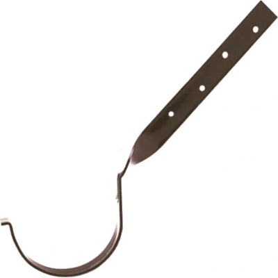 Marley Okapový hák kovový kroucený 125 mm bílý