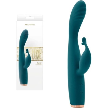 Image 1 of G-SPOT вибратор с клитор стимулатор, 18, 8см. - Luxe Skye Teal (NSTOYS0851)