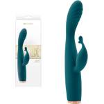 G-SPOT вибратор с клитор стимулатор, 18, 8см. - Luxe Skye Teal (NSTOYS0851)