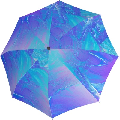 Knirps T .200 medium duomatic art ice elegantní plně automatický deštník modrý