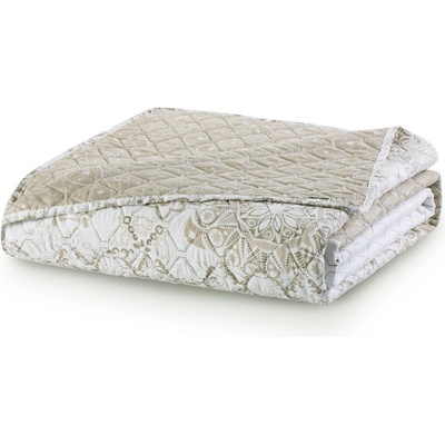 DecoKing Obojstranný prehoz na posteľ Alhambra béžový/biely 170x210