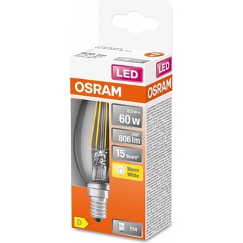 Osram LED žiarovka CLB60 ACTIVE/RELAX 5,5 W E14 Filament studená/teplá biela