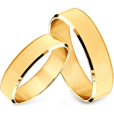 iZlato Forever Prsteny ze žlutého zlata s fázovaným profilem SKOS004