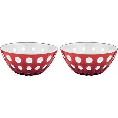 GUZZINI LE MURRINE červeno bílá 12,5 cm
