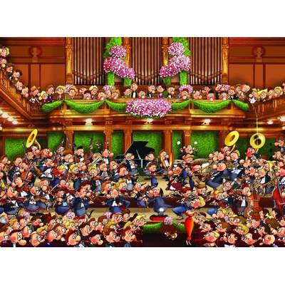 Grafika Ruyer Orchestr 2000 dílků