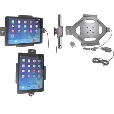 Brodit držák do auta na Apple iPad 9.7 New, bez pouzdra, se skrytým nabíjením, zámek 536577