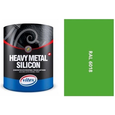 Vitex Heavy Metal Silikon 0,75 l saténová zelenožltá
