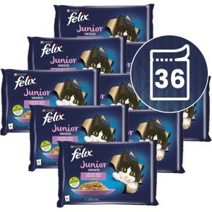 FELIX Капсули FELIX Junior Fantastic, вкусен избор в желе 36 x 85 г