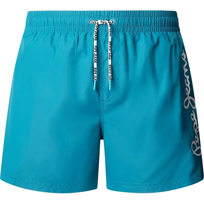 Pepe Jeans Бански гащета Pepe jeans Logo swimming shorts - Blue (Dark Turquoise Blue)