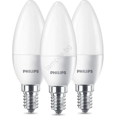 Philips К-кт 3бр. LED крушки Philips B35 E14/5, 5W/230V 2700K (P2248)