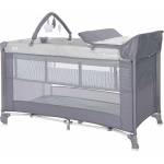 Lorelli Бебешка кошара на 2 нива Lorelli - Torino Plus, Grey striped elements (10080472213) - baby