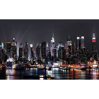Postershop Fototapeta vliesováNoční New York 2, rozměry 184x254 cm