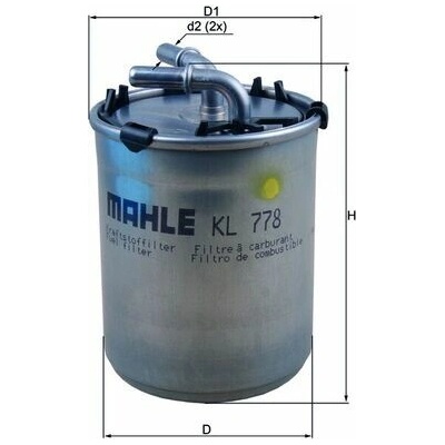 MAHLE palivovy filtr KL 778