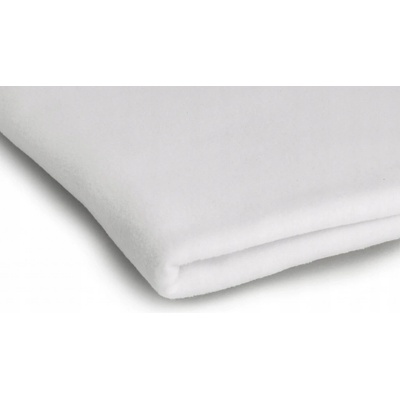 Microfleece farba biela 01