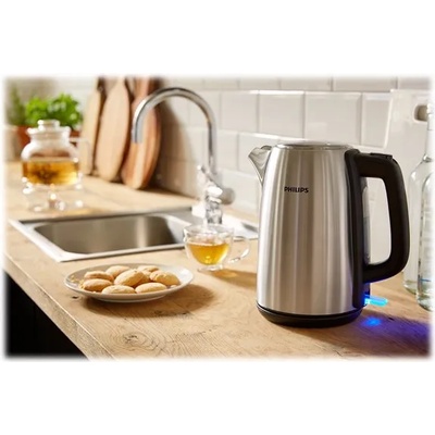 Philips Кухненски уред PHILIPS HD9350/91 Electric kettle 1.7L inox 2200W HD9351/90 (HD9351/90)