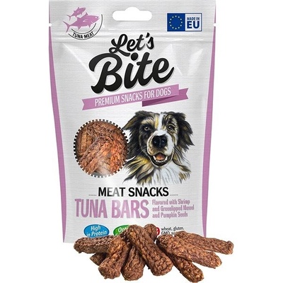 Let’s Bite Meat Snacks Tuna Bars with Shrimp & Pumpkin Seeds 80 g