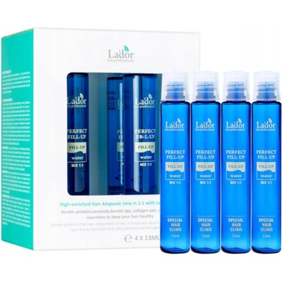La'dor Perfect Hair Fill-Up starostlivosť pre poškodené a krehké vlasy 4 x 13 ml