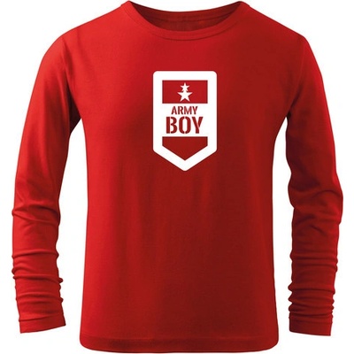 Dragowa detské dlhé tričko Army boy červená