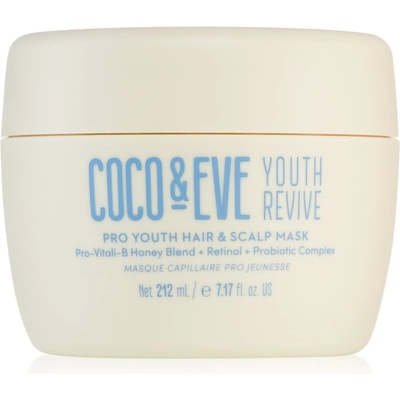 Coco & Eve Youth Revive Pro Youth Hair & Scalp Mask ревитализираща маска против признаците на стареене на косата 212ml