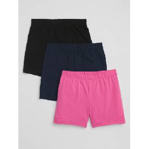 GAP Детски трикотажни шорти, 3 бр. GAP GAP | Cheren | Момичешки | 98-110
