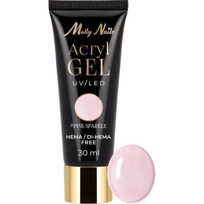 Molly Nails Acrygel Pink Sparkle 30 ml