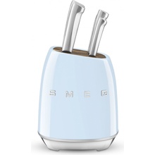 Smeg blok s noži 6 ks pastelově modrá KBSF02PB