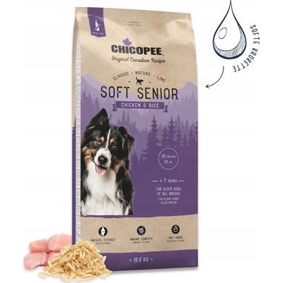 Chicopee Classic Nature Line Soft Senior Chicken & Rice 15 kg