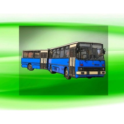 autobus IKARUS 280 DTF nažehlovačka 16x7 cm