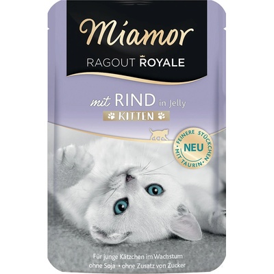 Miamor Ragout Royale Kitten hovädzie mäso 22 x 100 g