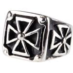 ETNOX пръстен ETNOX - Черен Iron Cross - SR1138