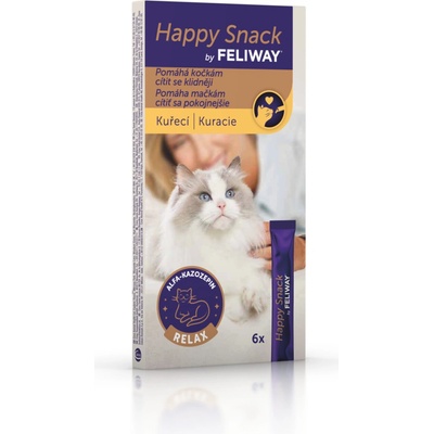 Feliway Happy Snack Kuracie 6 x 15 g