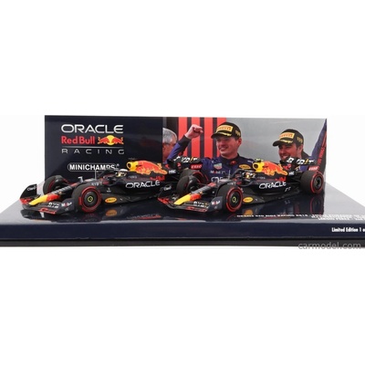 Minichamps Red bull F1 Set dvou modelů tmavě modrá 1:43