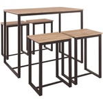 Bogdan Furniture Метален бар сет Мебели Богдан модел Henri - bogdanmebel - 446,20 лв
