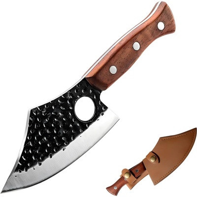 HARAHU Кухненски нож за рязане ki-27608 - Кафяв kp27608 (ki-27608)