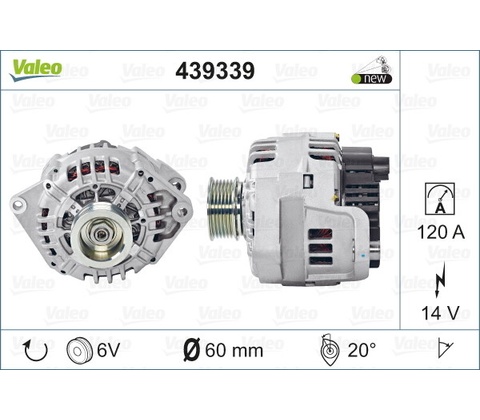 Alternátor VALEO 439339