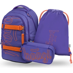 Baagl КОМПЛЕКТ 3 Skate Max Orange: раница, пенал, торба GRS BAAGL | Lilav | Момчешки | UNI