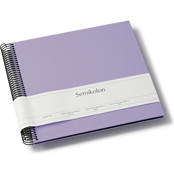Semikolon Uni Economy албум за снимки, среден, лилав, с черни страници (369997)