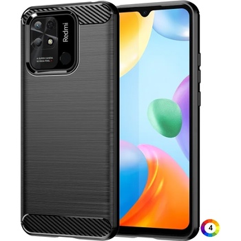 Image 1 of Xiaomi Poco C40 Удароустойчив Carbon Fiber Калъф и Протектор